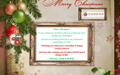 Christmas greetings from the Cadena team